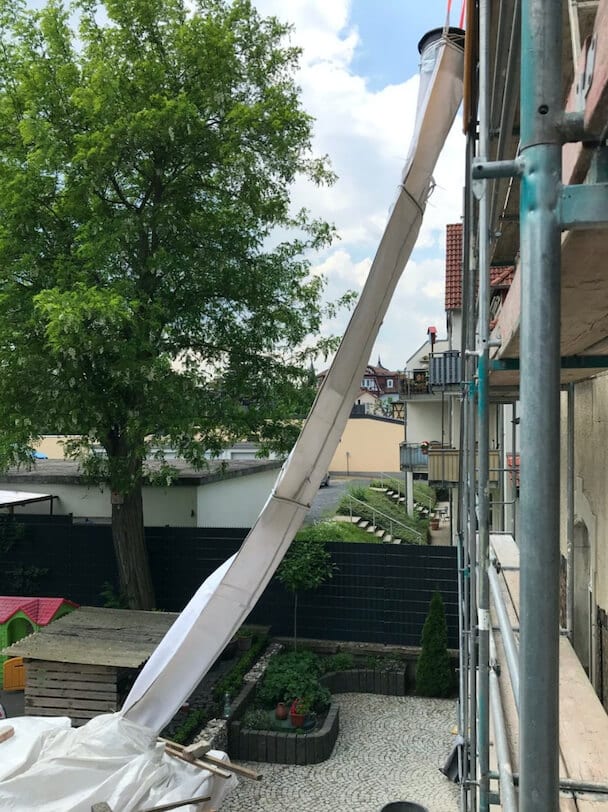 Schuttrutsche Schuttrutsche