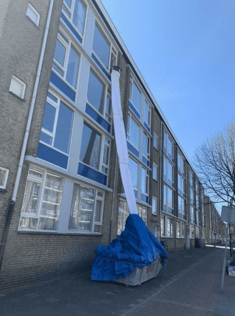 Stortslurf NL Schuttrutsche
